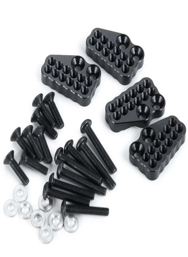 RCHUBAM 4 قطع من حلقات تثبيت أبراج امتصاص الصدمات المعدنية لسيارة الزحف التي تعمل بالتحكم عن بعد Axial SCX10 AXI03004 Capra بمقياس 1/10 - Image 3